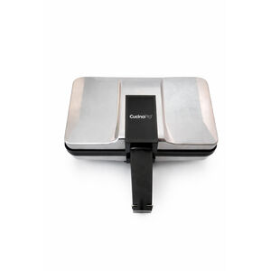 CucinaPro 220-05NS Non-Stick Pizzelle Baker – 760W Stainless Steel Teasted works